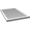 Ekena Millwork Vertical Surface Mount PVC Gable Vent: Functional, w/ 2"W x 2"P Brickmould Sill Frame, 26"W x 40"H GVPVE26X4003SF - alternate 2